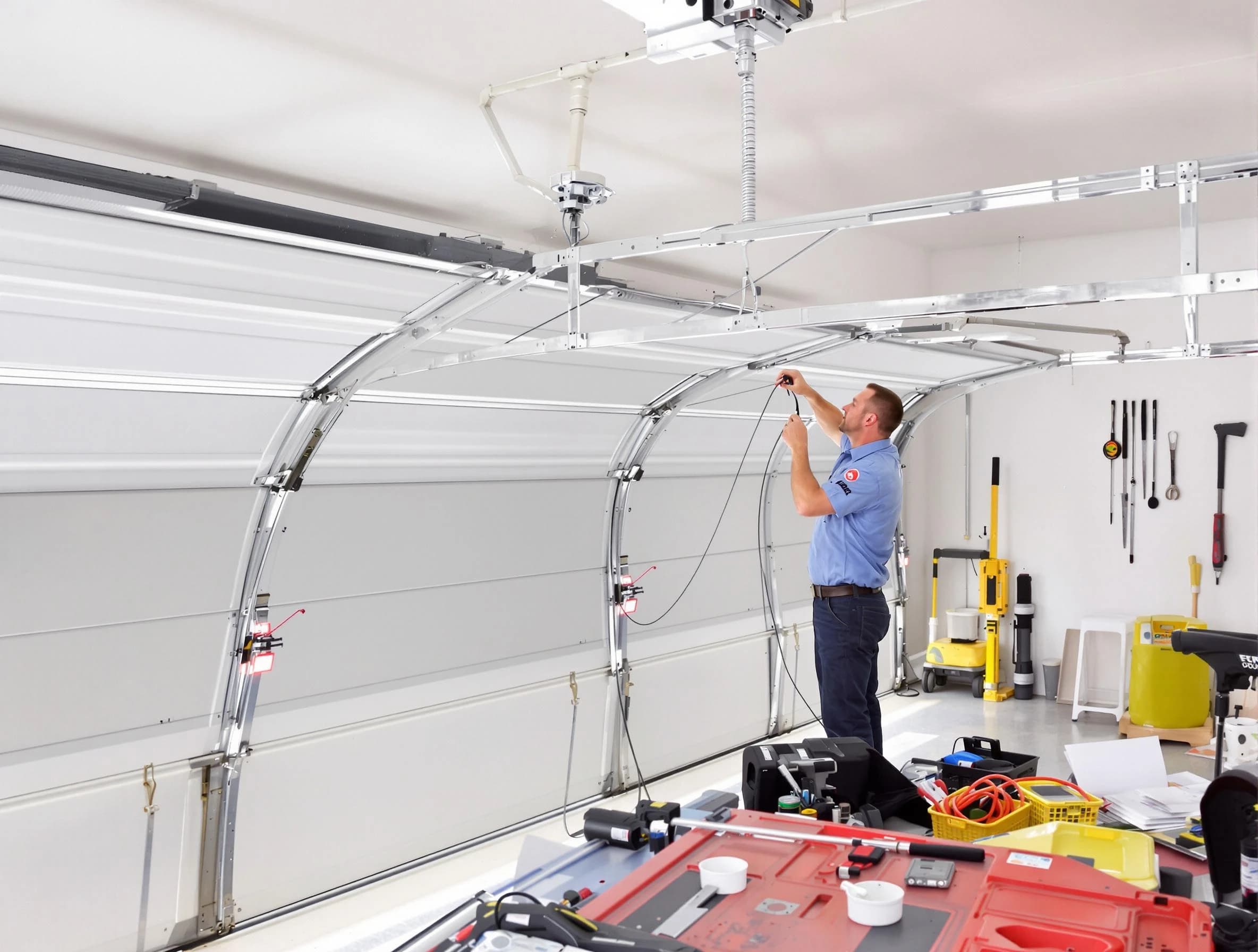 Garage door cable repair service by Bernalillo Garage Door Repair in Bernalillo