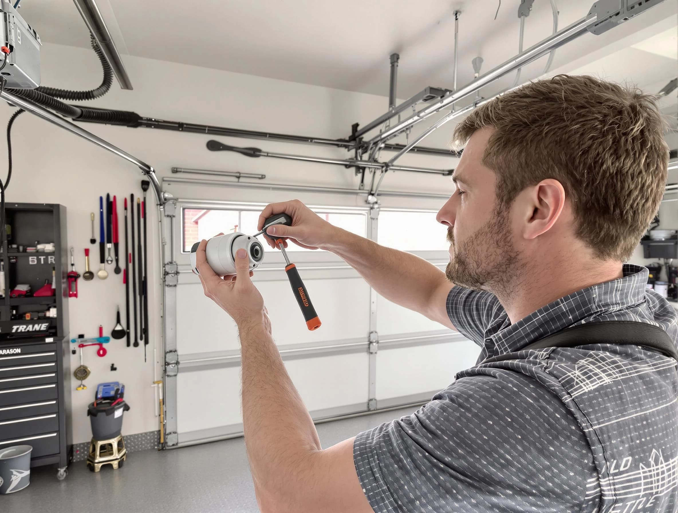 Garage door opener repair service by Bernalillo Garage Door Repair in Bernalillo