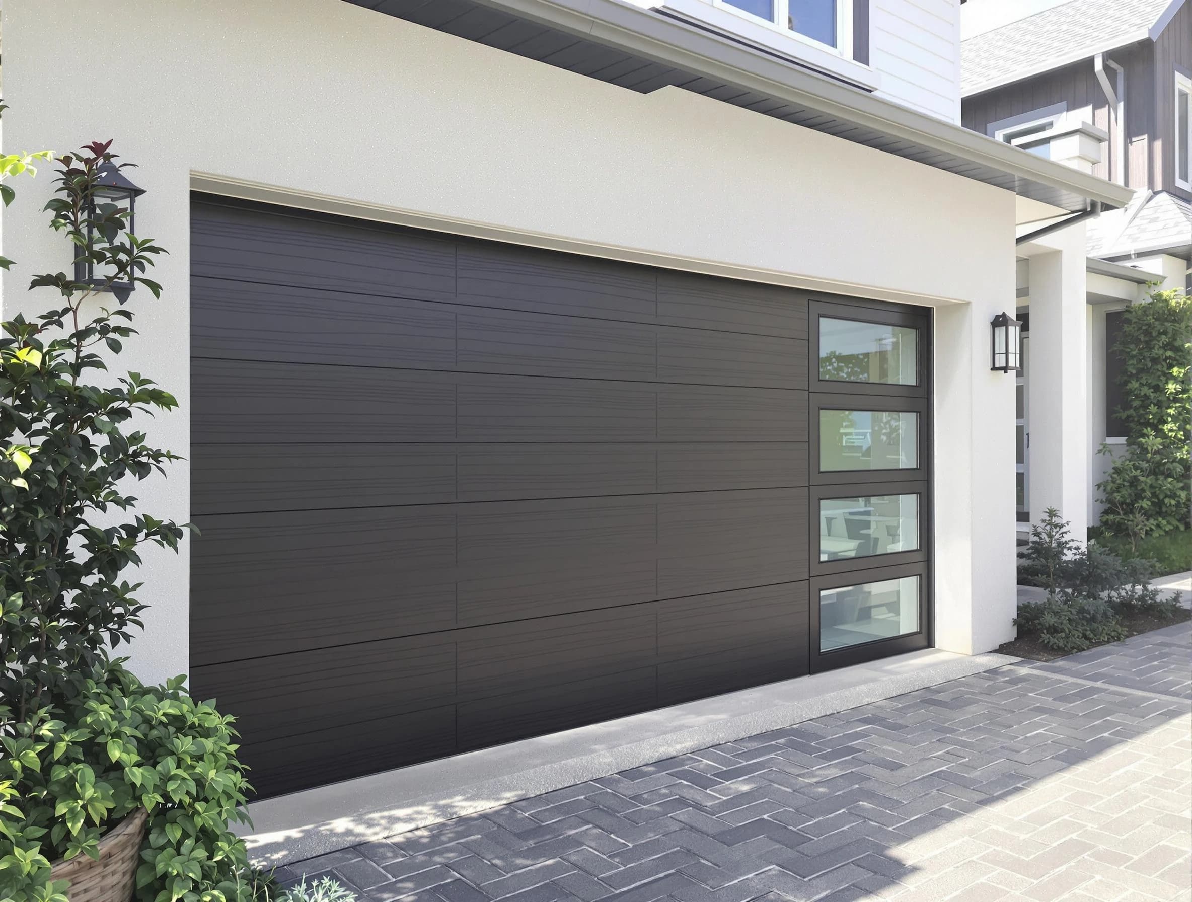 Custom garage door installation by Bernalillo Garage Door Repair in Bernalillo