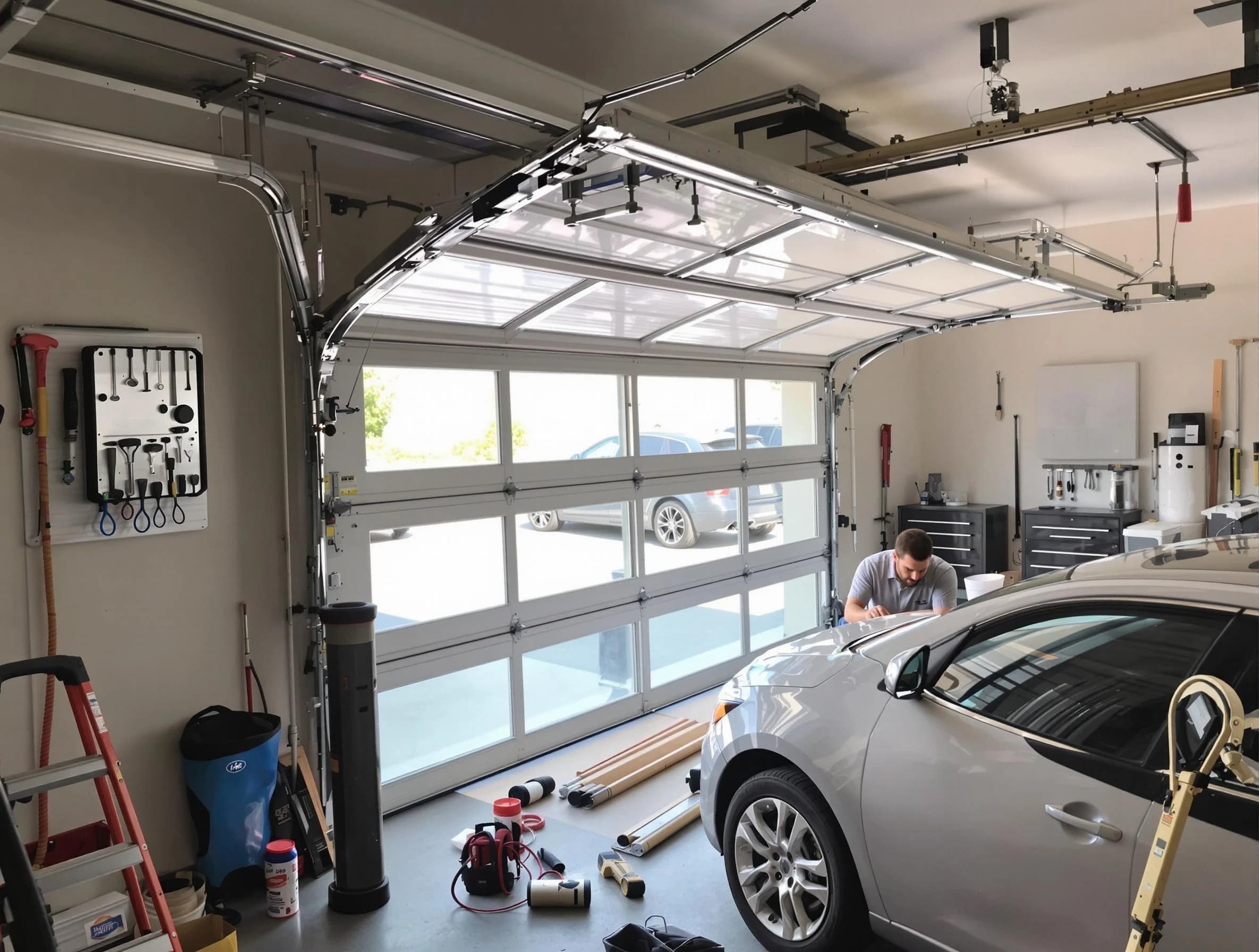 Garage door noise reduction service by Bernalillo Garage Door Repair in Bernalillo