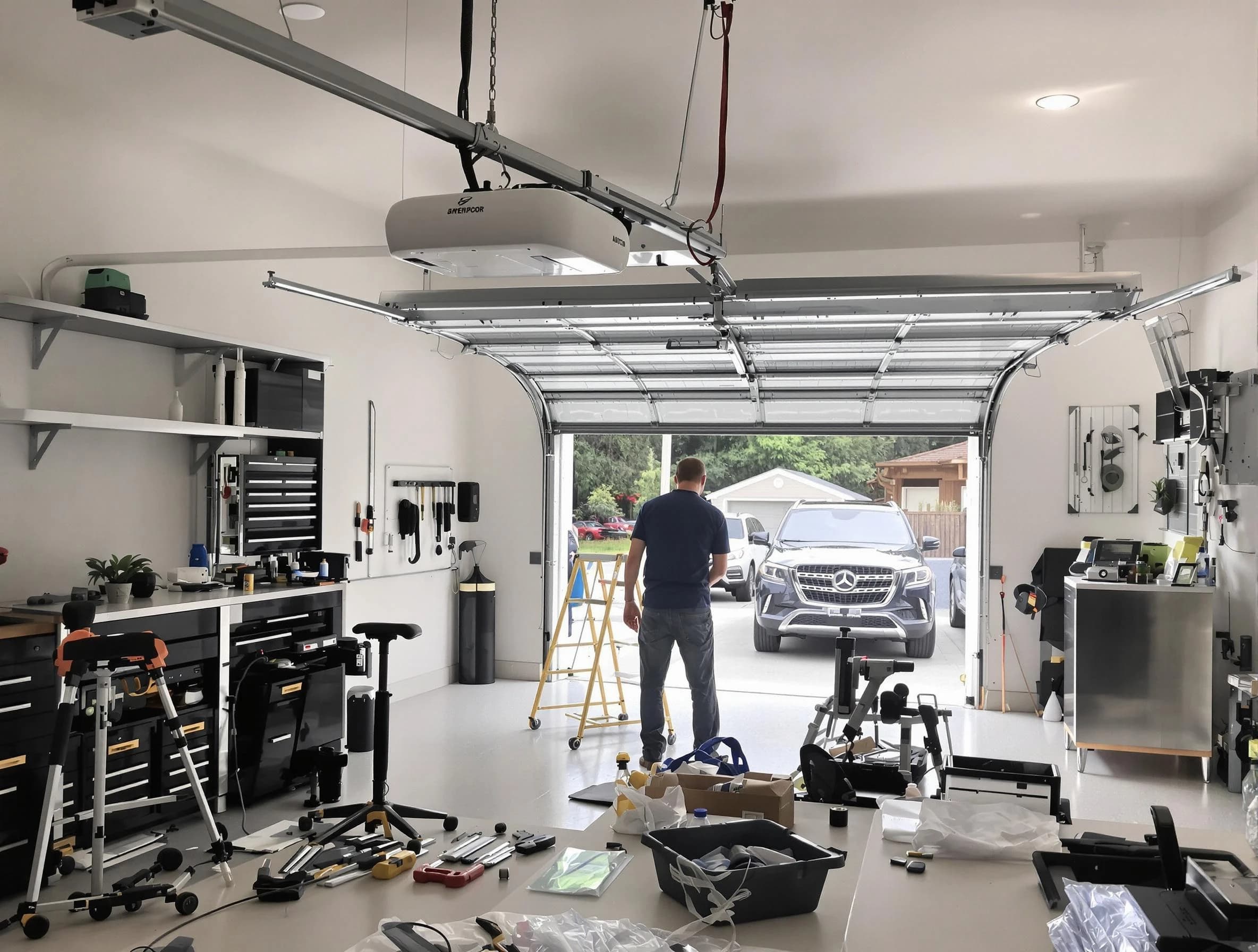 Garage door opener installation by Bernalillo Garage Door Repair in Bernalillo