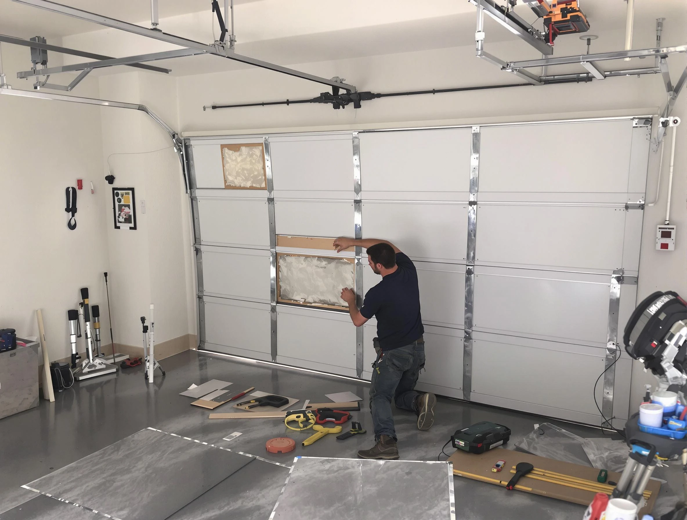 Garage Door Panel Repair in Bernalillo