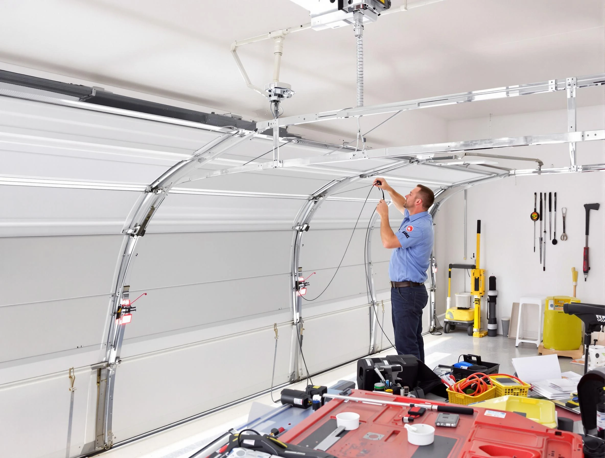 Garage door cable repair service by Bernalillo Garage Door Repair in Bernalillo