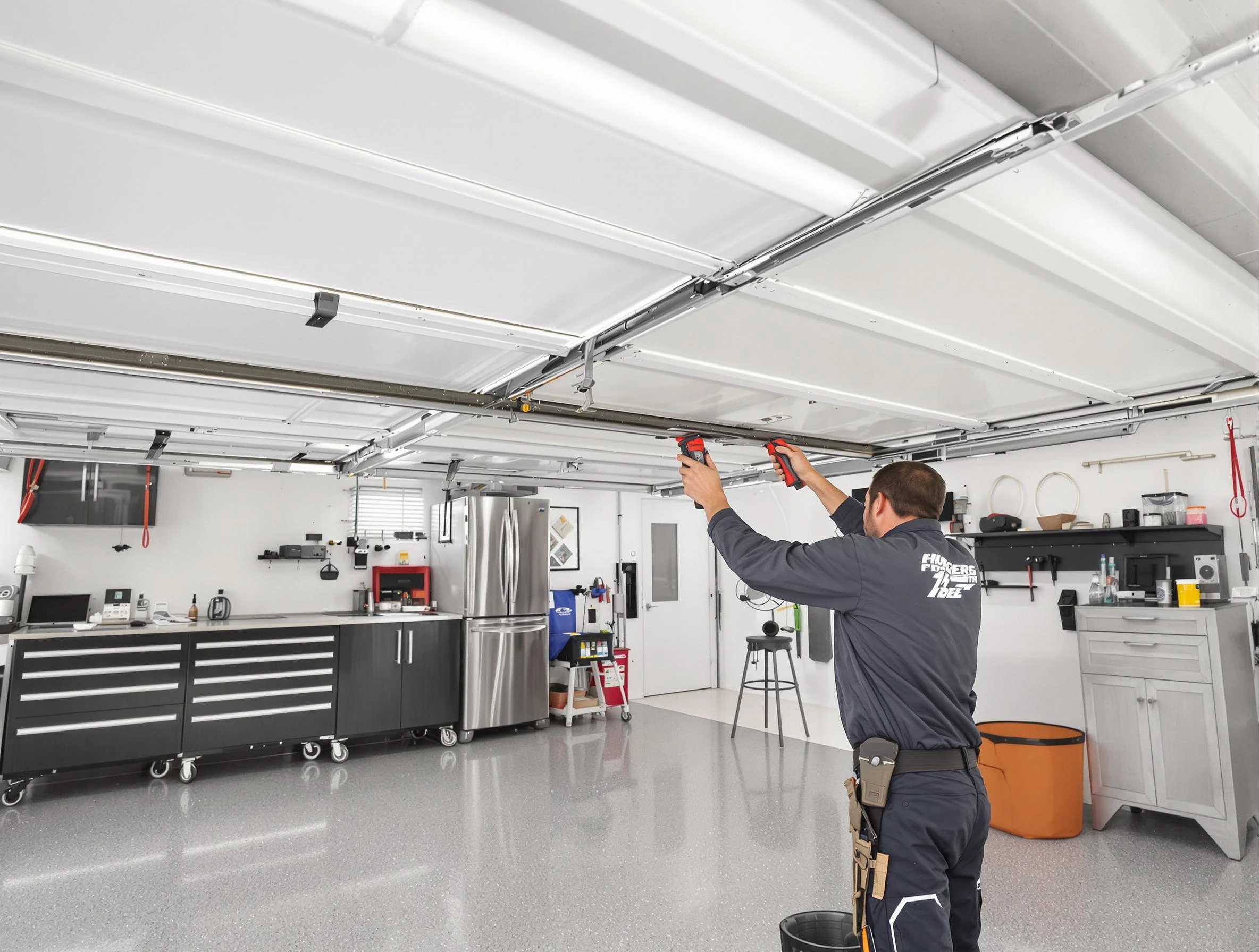 Overhead garage door repair service by Bernalillo Garage Door Repair in Bernalillo